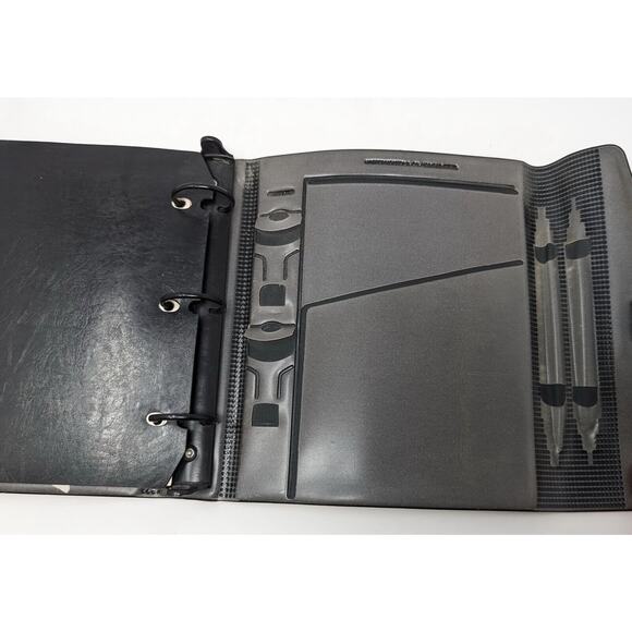 Vintage 90s Burgundy Day Runner Planner Calendar 71872 - Picture 15 of 15